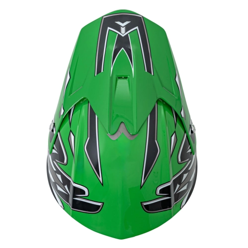Kask Motocyklowy dla dzieci Enduro Zielony M